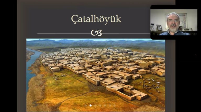 The first known human settlement is in Çatalhöyük, Turkey